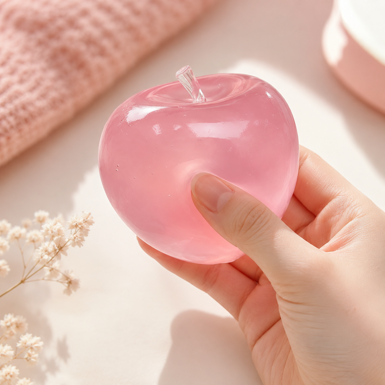 Pink Apple Squishy