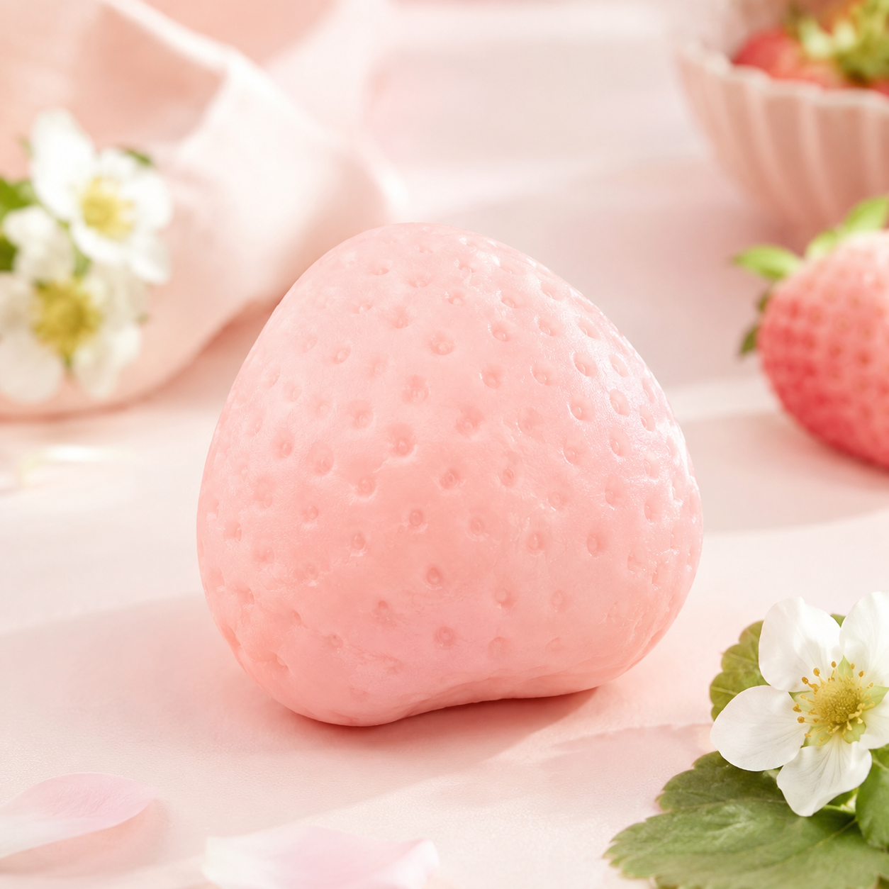 Pink Strawberry Squishy