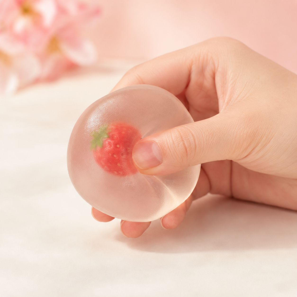 Strawberry Mochi Squishy